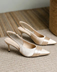 Polenne™| Satin Slingbacks