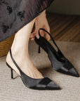 Polenne™| Satin Slingbacks