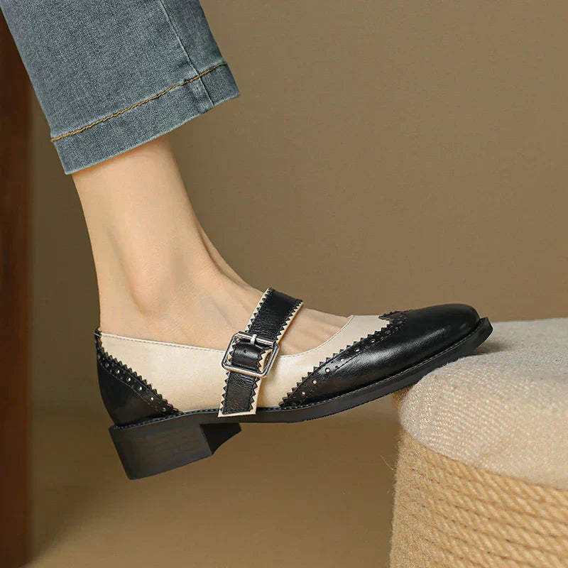 Valenza™| Miana Leather Mary Janes