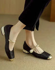 Valenza™| Mestelle Leather Mary Janes