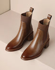 Adelisse™| Leather Chelsea Boots