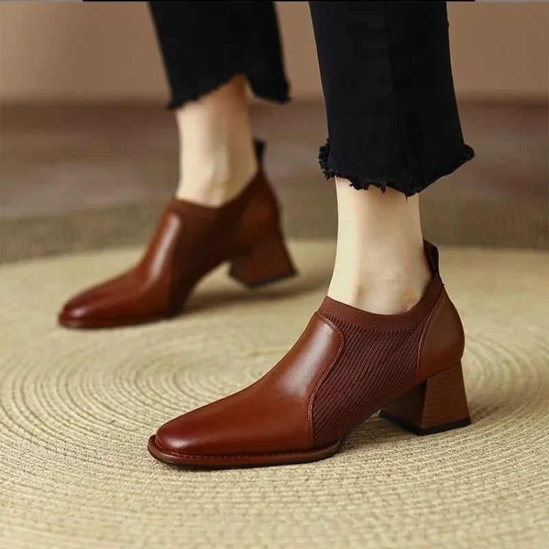 Amirelle™| Square Ankle Boots