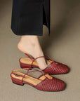 Celestelle™| Leather Slingbacks