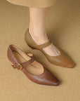 Lunovella™| Leather Heels