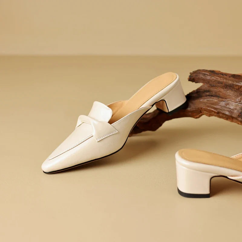 Giselle™| Genuine Leater Mules