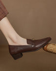 Arvenia™ | Chunky Heel Shoes