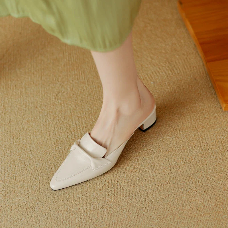 Giselle™| Genuine Leater Mules