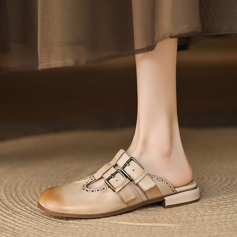 Dorella™| Leather Mules