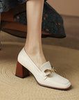 Wensira™| Square Toe Heels