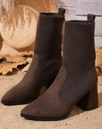 Valenza™| Harlow Knitted Leather Boots