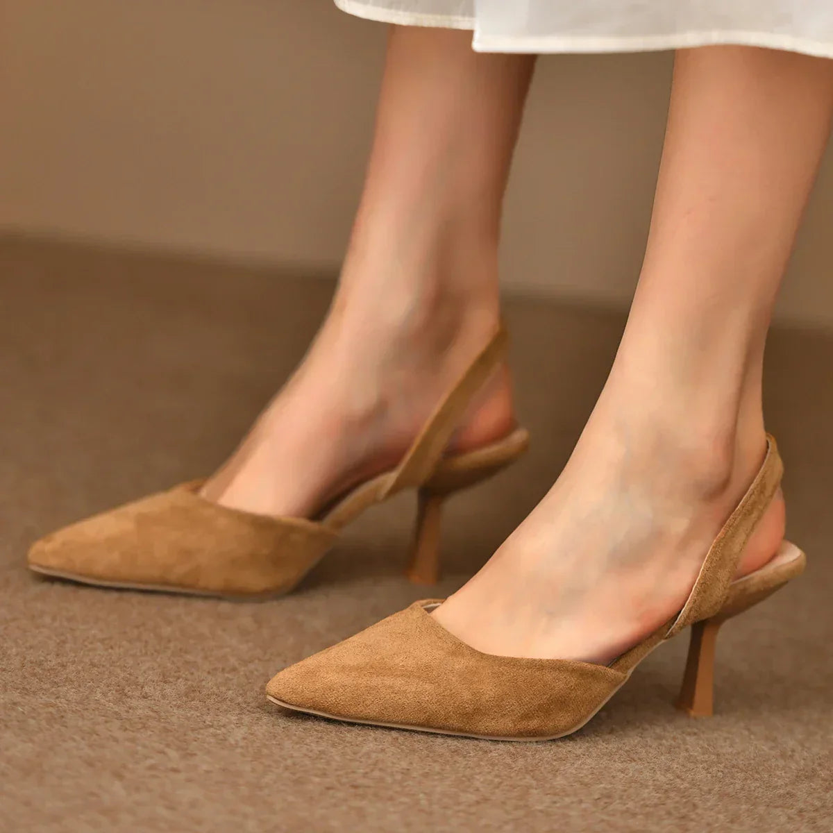 Glinara™| Pointed Slingbacks