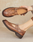 Leona™| Leather Mary Janes
