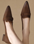 Brivelle™| Mid Heeled Loafers