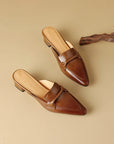 Giselle™| Genuine Leater Mules