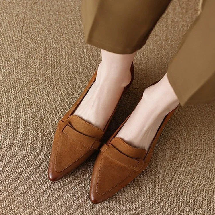 Brivelle™| Mid Heeled Loafers
