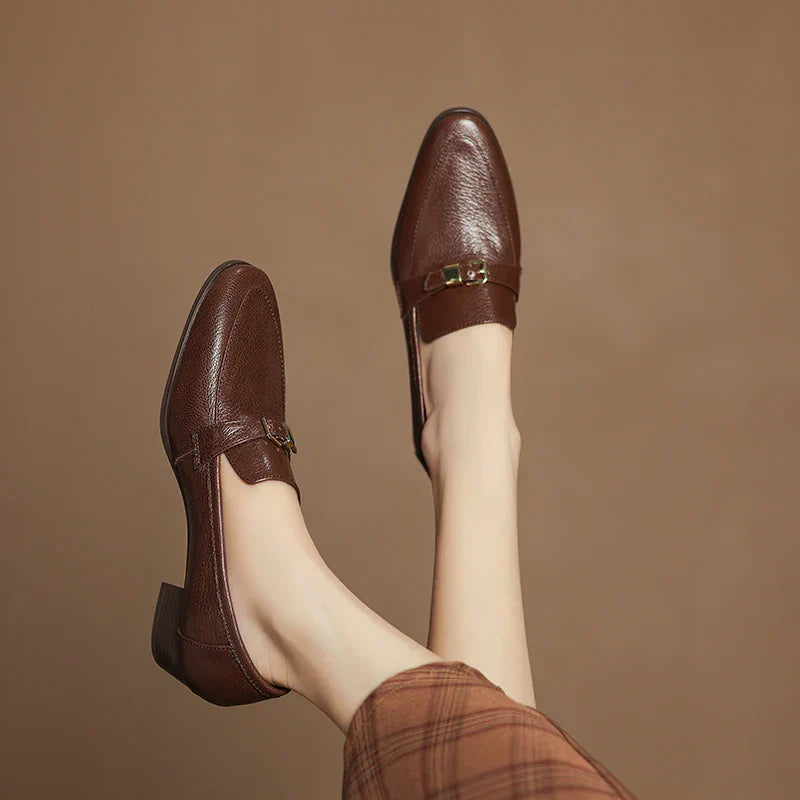 Arvenia™ | Chunky Heel Shoes