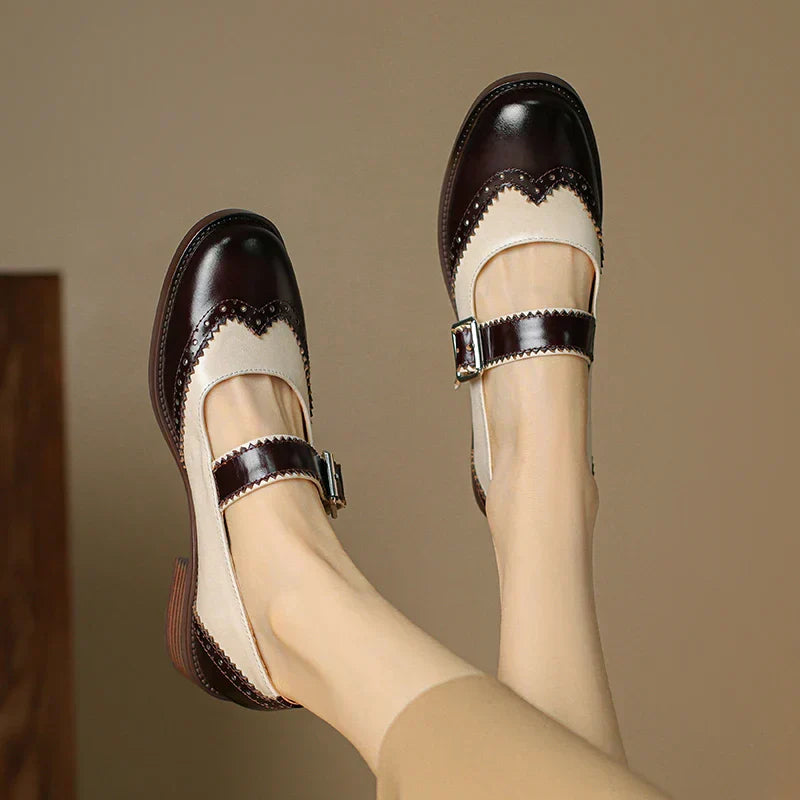 Valenza™| Miana Leather Mary Janes
