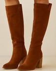 Nelisse™| Suede Block Heel Boots