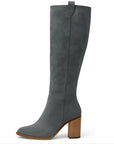 Nelisse™| Suede Block Heel Boots