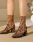 Valenza™| Harlow Knitted Leather Boots