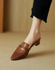 Giselle™| Genuine Leater Mules
