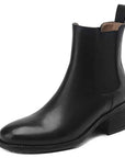 Zantina™| Leather Ankle Boots