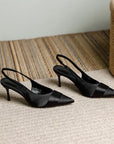 Polenne™| Satin Slingbacks