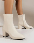 Liana™| Leather Ankle Boots