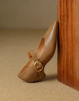 Lunovella™| Leather Heels