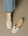 Celestelle™| Leather Slingbacks