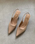 Lurevia™| Pointed Toe Slingbacks