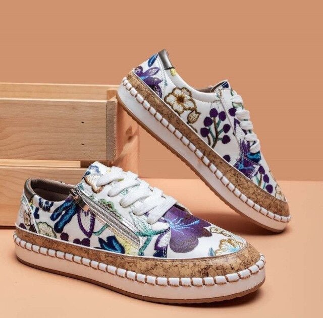 Valenza™| Oluchi Orthopedic Zipper Sneakers