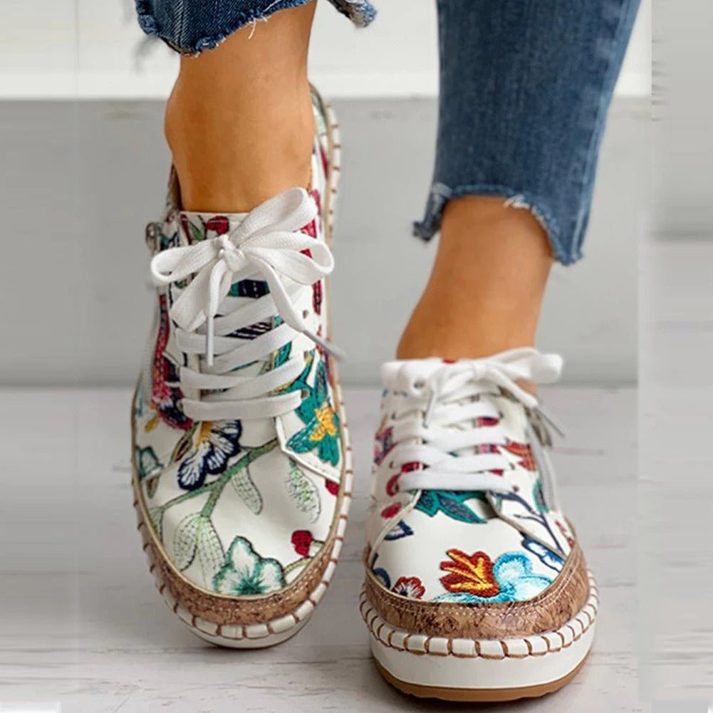 Valenza™| Oluchi Orthopedic Zipper Sneakers