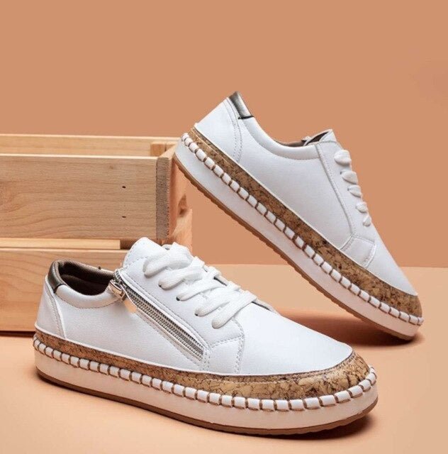 Valenza™| Oluchi Orthopedic Zipper Sneakers