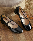Livy™| Leather Mary Janes