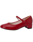Livy™| Leather Mary Janes