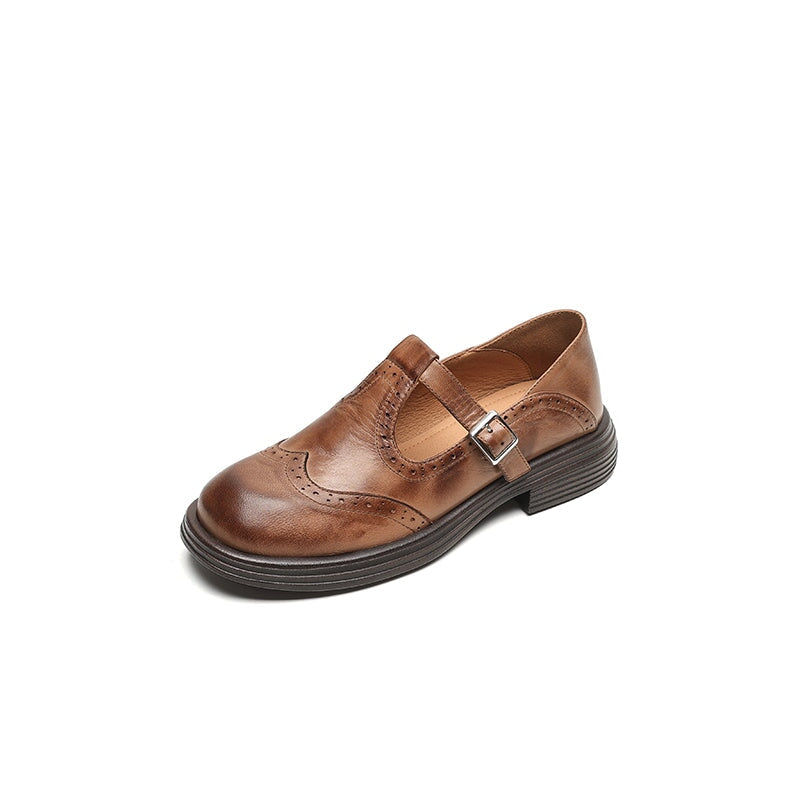 Valenza™| Risla Leather Mary Janes