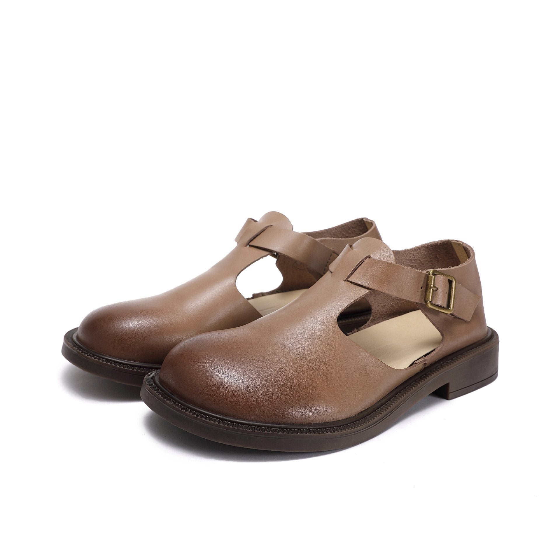 Colette™| Leather Mary Janes