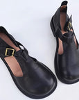 Colette™| Leather Mary Janes