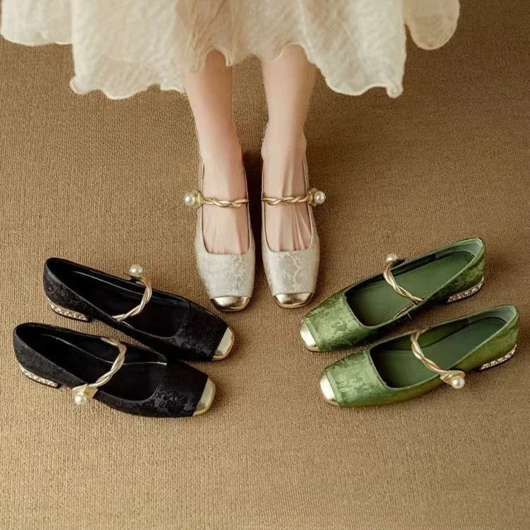 Valenza™| Mestelle Leather Mary Janes