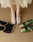 Valenza™| Mestelle Leather Mary Janes