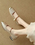 Valenza™| Mestelle Leather Mary Janes