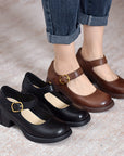 Agnes ™ | Leather Mary Janes