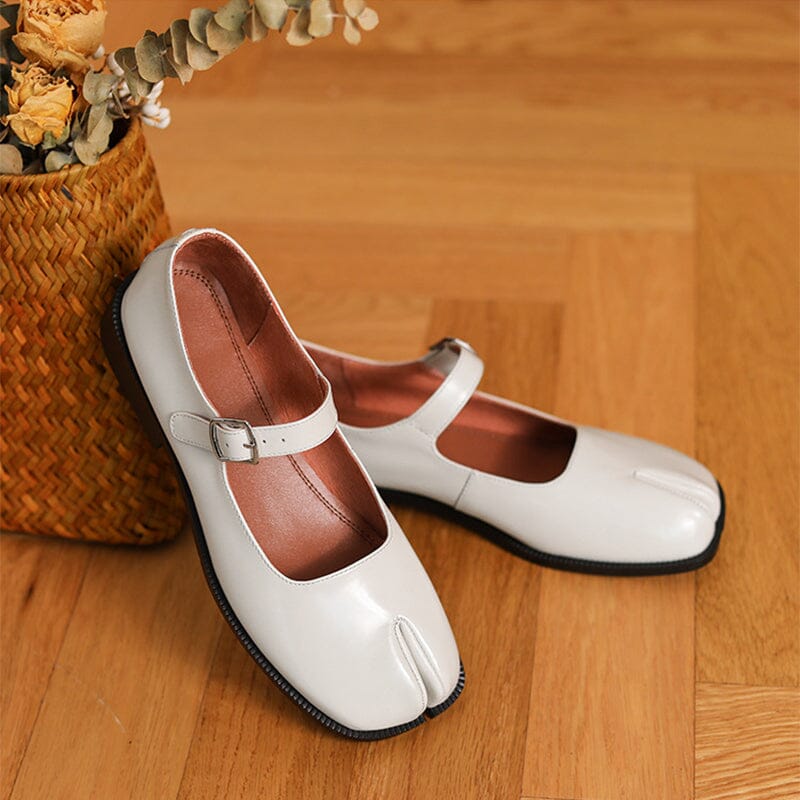Valenza™| Martha Leather Mary Janes