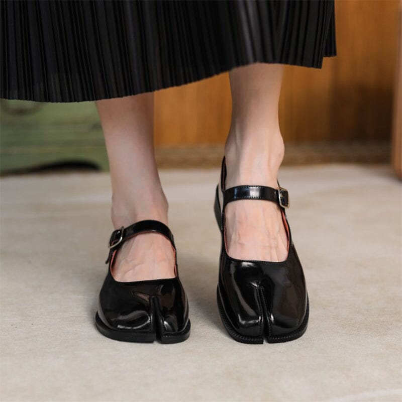 Valenza™| Martha Leather Mary Janes