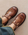 Valenza™| Risla Leather Mary Janes