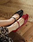 Livy™| Leather Mary Janes