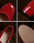 Livy™| Leather Mary Janes