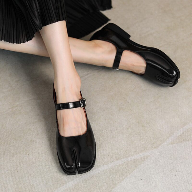 Valenza™| Martha Leather Mary Janes