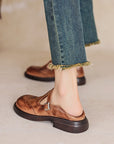 Valenza™| Risla Leather Mary Janes